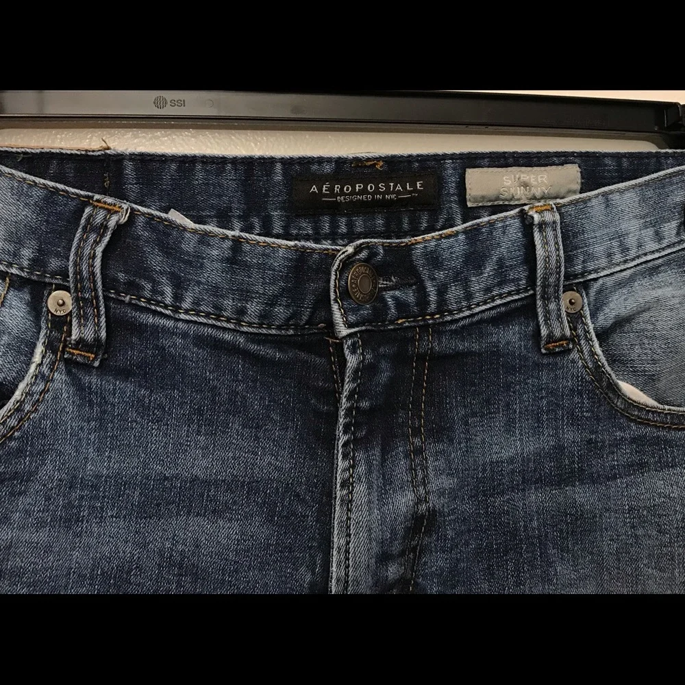 Aeropostale Faded Men’s Super Skinny Jeans - Picture 3 of 5